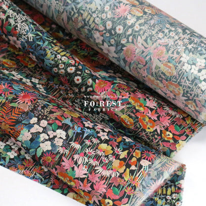 Liberty of London (Cotton Tana Lawn Fabric) - Faria Flower Small - FO:REST Fabric 布恩堂Liberty fabrictana lawnjapanese fabricykk zipper