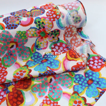 Liberty of London (Cotton Tana Lawn Fabric) - Fauvism Floral - FO:REST Fabric 布恩堂Liberty fabrictana lawnjapanese fabricykk zipper