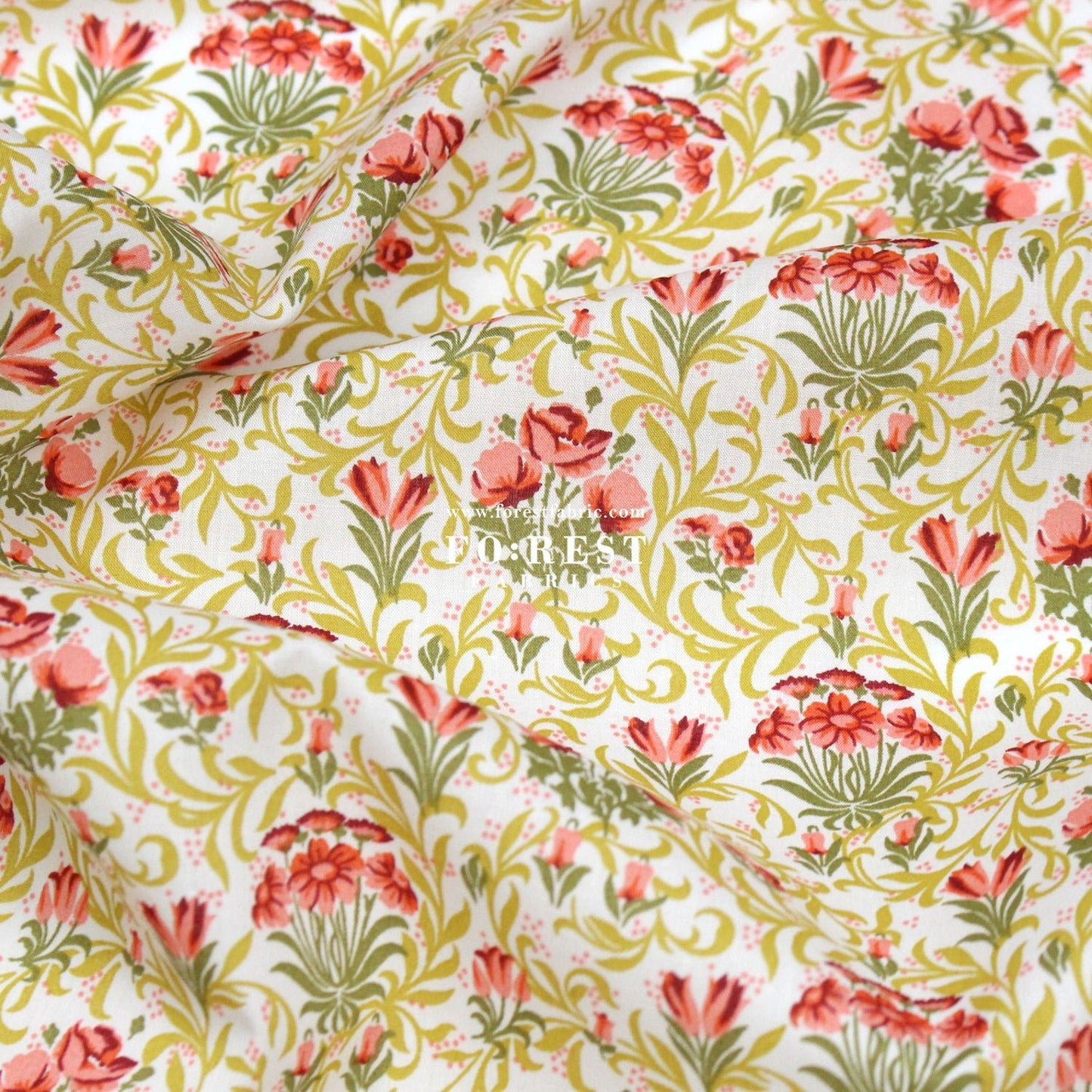 Liberty of London (Cotton Tana Lawn Fabric) - Fawley Spring - FO:REST Fabric 布恩堂Liberty fabrictana lawnjapanese fabricykk zipper