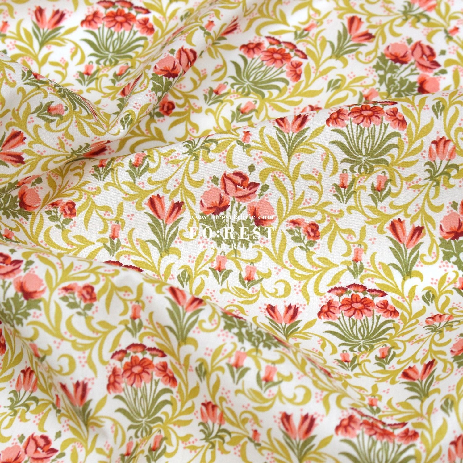 Liberty of London (Cotton Tana Lawn Fabric) - Fawley Spring - FO:REST Fabric 布恩堂Liberty fabrictana lawnjapanese fabricykk zipper