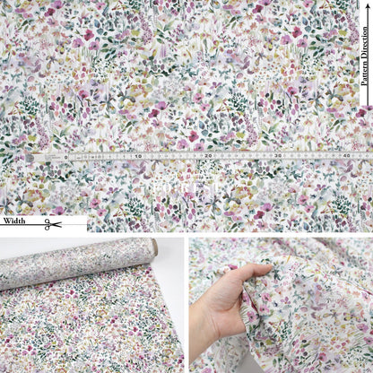 Liberty of London (Cotton Tana Lawn Fabric) - Felda B - FO:REST Fabric 布恩堂Liberty fabrictana lawnjapanese fabricykk zipper