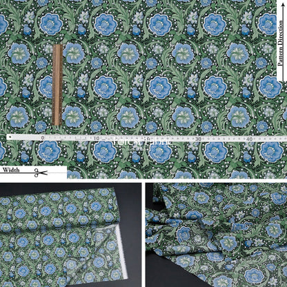 Liberty of London (Cotton Tana Lawn Fabric) - Festive Finesse - FO:REST Fabric 布恩堂Liberty fabrictana lawnjapanese fabricykk zipper