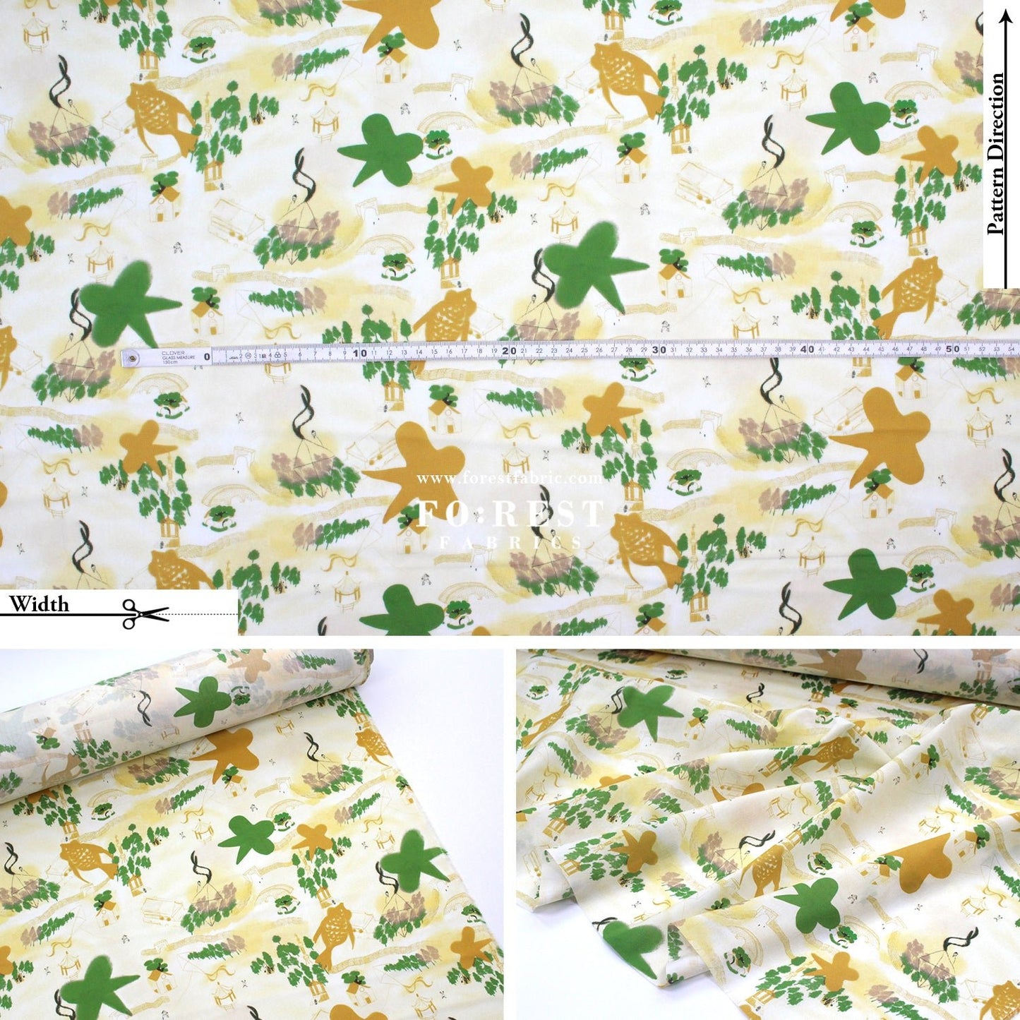 Liberty of London (Cotton Tana Lawn Fabric) - Festivities B - FO:REST Fabric 布恩堂Liberty fabrictana lawnjapanese fabricykk zipper