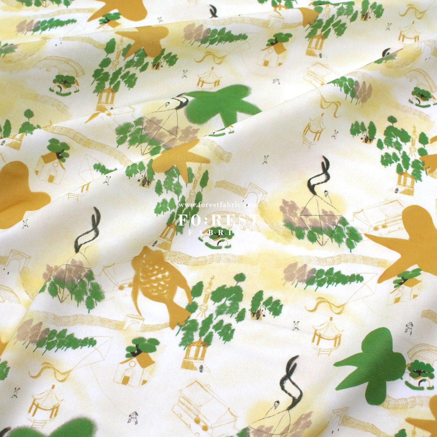 Liberty of London (Cotton Tana Lawn Fabric) - Festivities B - FO:REST Fabric 布恩堂Liberty fabrictana lawnjapanese fabricykk zipper