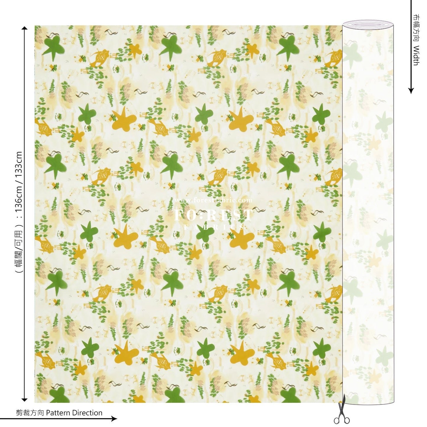 Liberty of London (Cotton Tana Lawn Fabric) - Festivities B - FO:REST Fabric 布恩堂Liberty fabrictana lawnjapanese fabricykk zipper