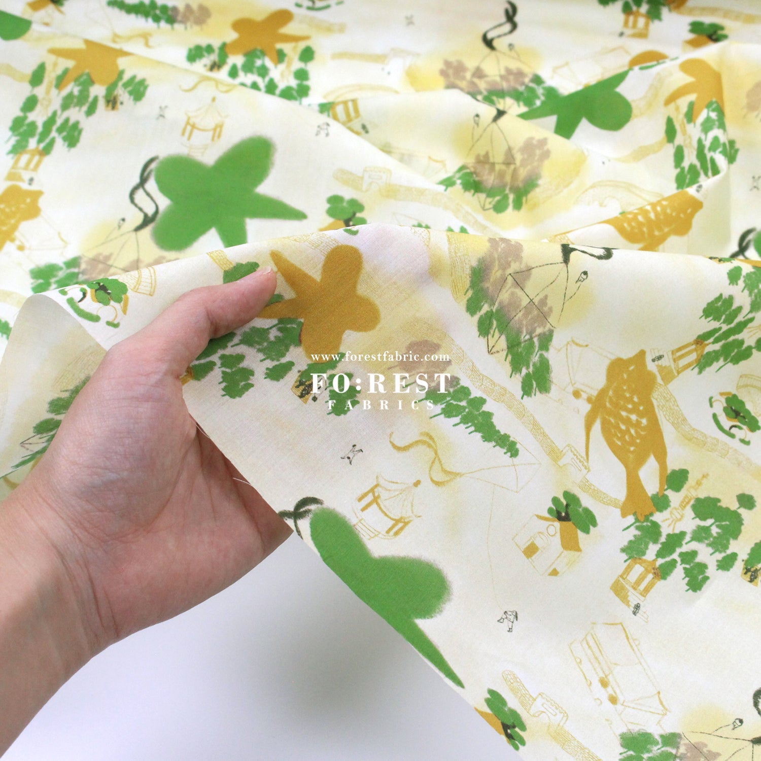 Liberty of London (Cotton Tana Lawn Fabric) - Festivities B - FO:REST Fabric 布恩堂Liberty fabrictana lawnjapanese fabricykk zipper