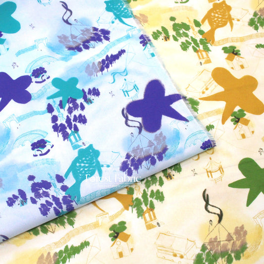 Liberty of London (Cotton Tana Lawn Fabric) - Festivities B - FO:REST Fabric 布恩堂Liberty fabrictana lawnjapanese fabricykk zipper