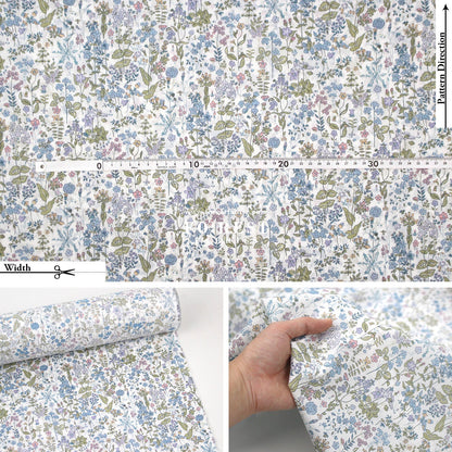 Liberty of London (Cotton Tana Lawn Fabric) - Field Flowers - FO:REST Fabric 布恩堂Liberty fabrictana lawnjapanese fabricykk zipper