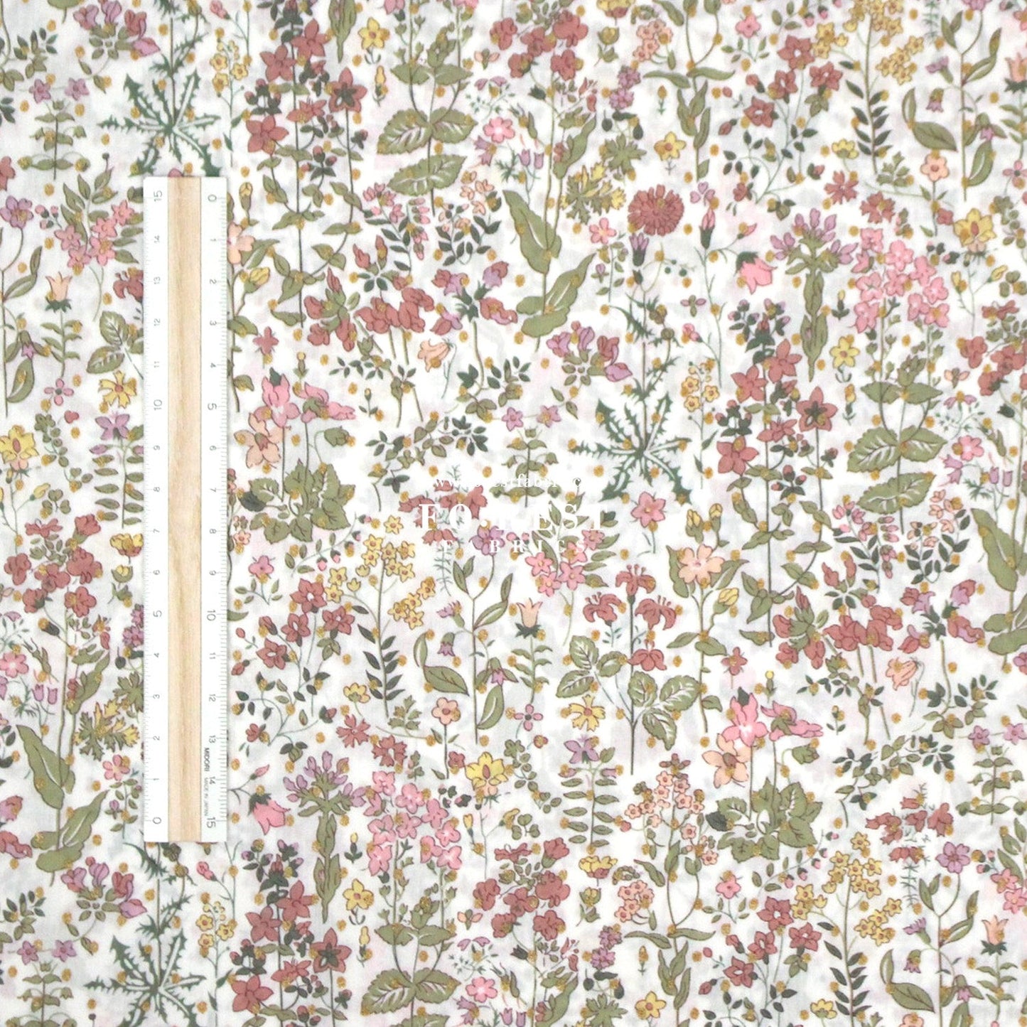 Liberty of London (Cotton Tana Lawn Fabric) - Field Flowers - FO:REST Fabric 布恩堂Liberty fabrictana lawnjapanese fabricykk zipper