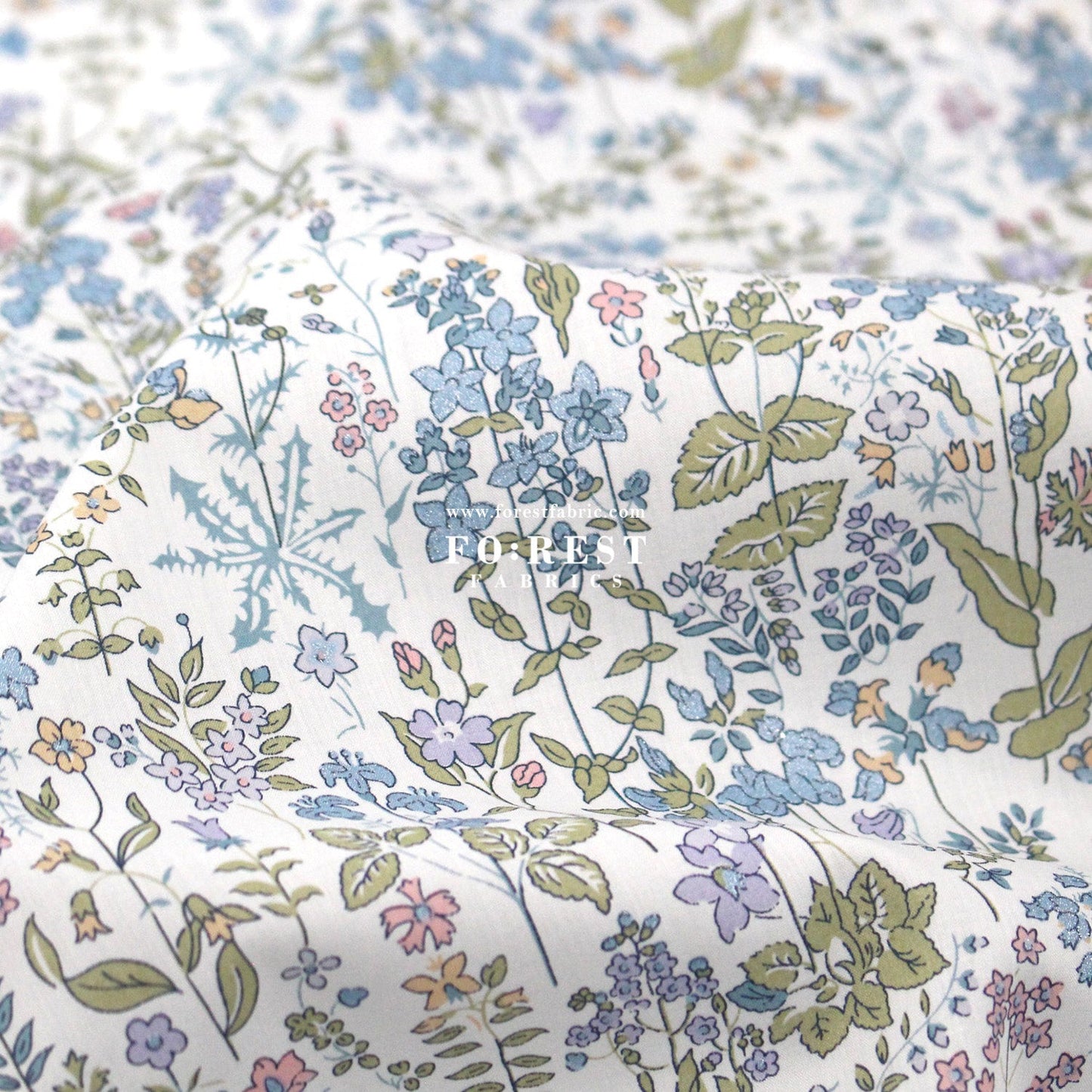 Liberty of London (Cotton Tana Lawn Fabric) - Field Flowers - FO:REST Fabric 布恩堂Liberty fabrictana lawnjapanese fabricykk zipper