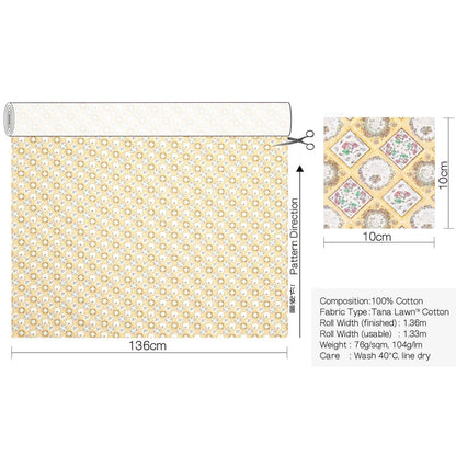 Liberty of London (Cotton Tana Lawn Fabric) - Fleur Foulard - FO:REST Fabric 布恩堂Liberty fabrictana lawnjapanese fabricykk zipper