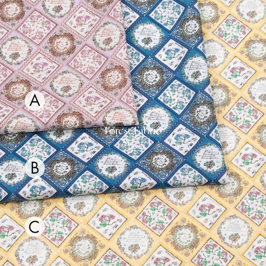 Liberty of London (Cotton Tana Lawn Fabric) - Fleur Foulard - FO:REST Fabric 布恩堂Liberty fabrictana lawnjapanese fabricykk zipper