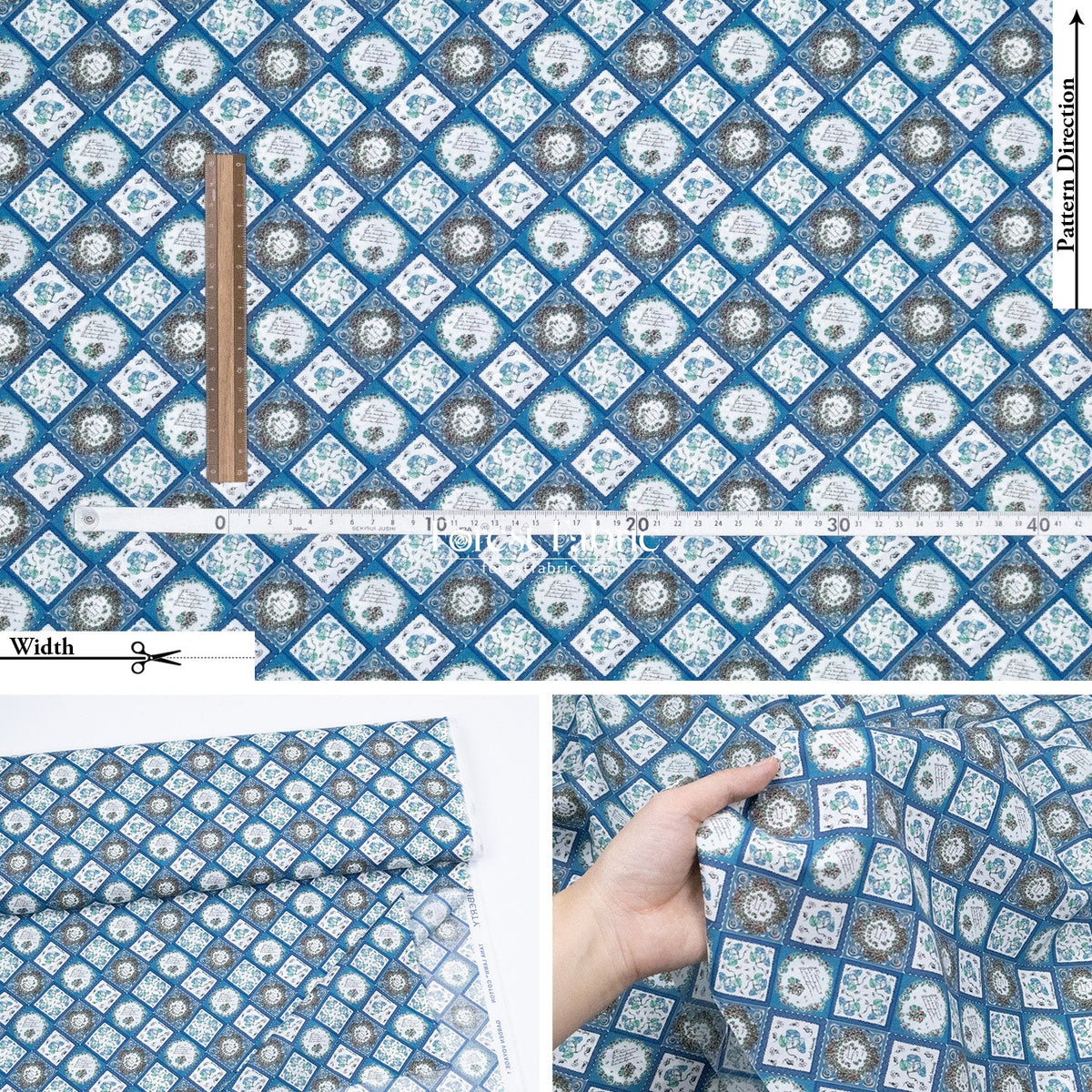 Liberty of London (Cotton Tana Lawn Fabric) - Fleur Foulard - FO:REST Fabric 布恩堂Liberty fabrictana lawnjapanese fabricykk zipper