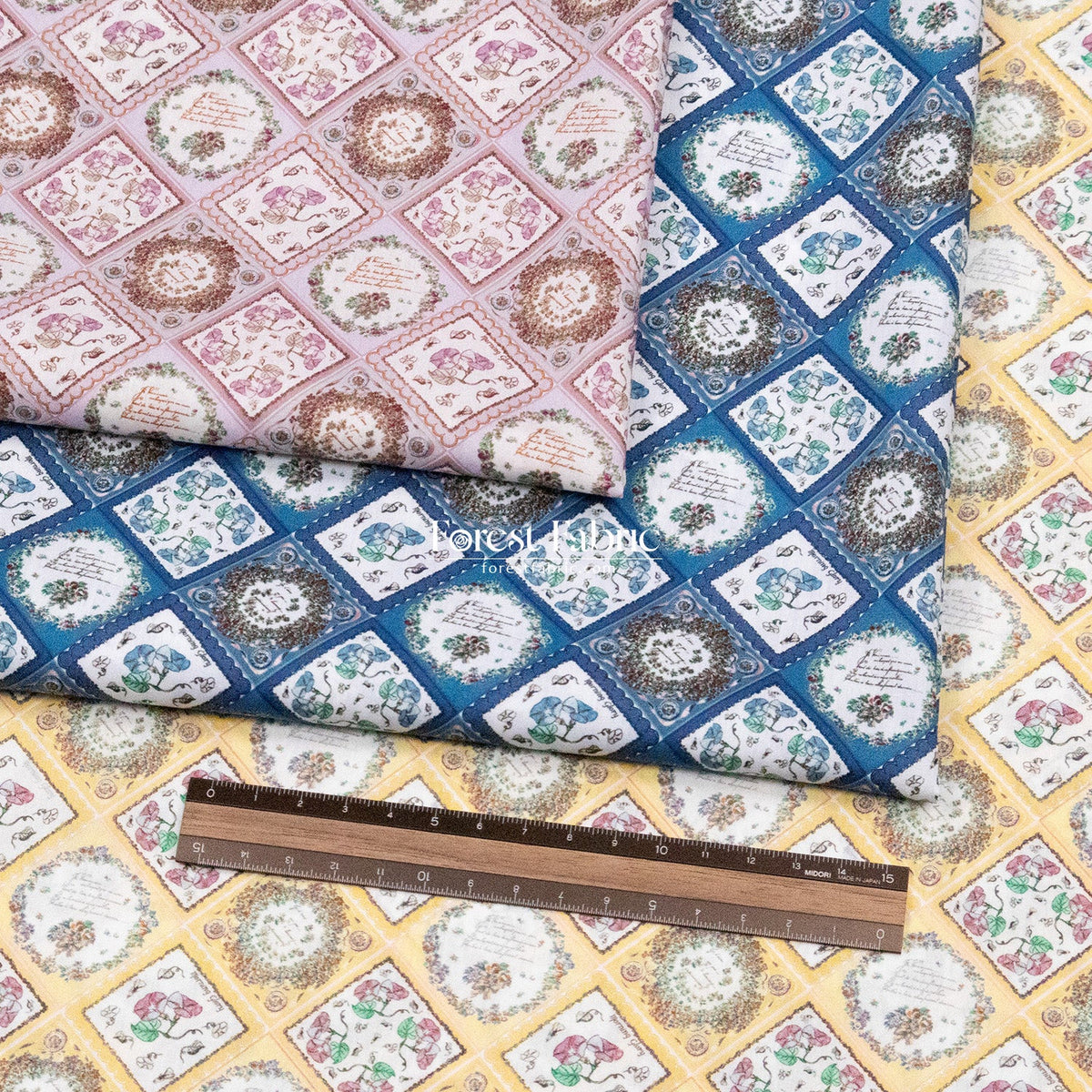 Liberty of London (Cotton Tana Lawn Fabric) - Fleur Foulard - FO:REST Fabric 布恩堂Liberty fabrictana lawnjapanese fabricykk zipper