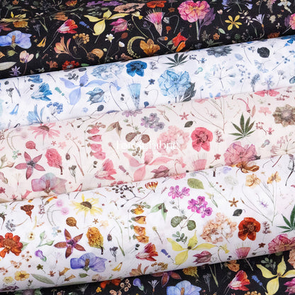 Liberty of London (Cotton Tana Lawn Fabric) - Floral eve Black - FO:REST Fabric 布恩堂Liberty fabrictana lawnjapanese fabricykk zipper