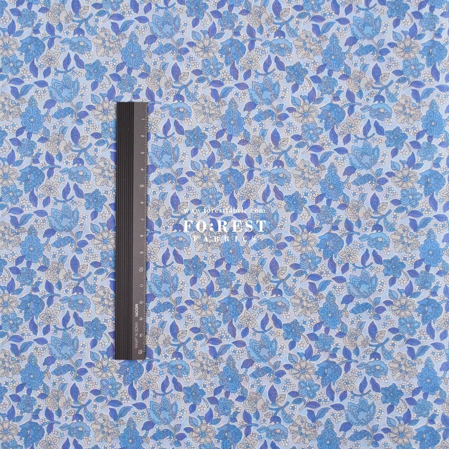Liberty of London (Cotton Tana Lawn Fabric) - Floral Ovation - FO:REST Fabric 布恩堂Liberty fabrictana lawnjapanese fabricykk zipper