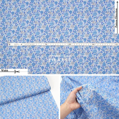 Liberty of London (Cotton Tana Lawn Fabric) - Floral Ovation - FO:REST Fabric 布恩堂Liberty fabrictana lawnjapanese fabricykk zipper