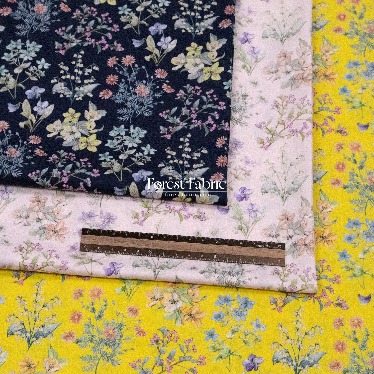 Liberty of London (Cotton Tana Lawn Fabric) - Floral Remedy - FO:REST Fabric 布恩堂Liberty fabrictana lawnjapanese fabricykk zipper