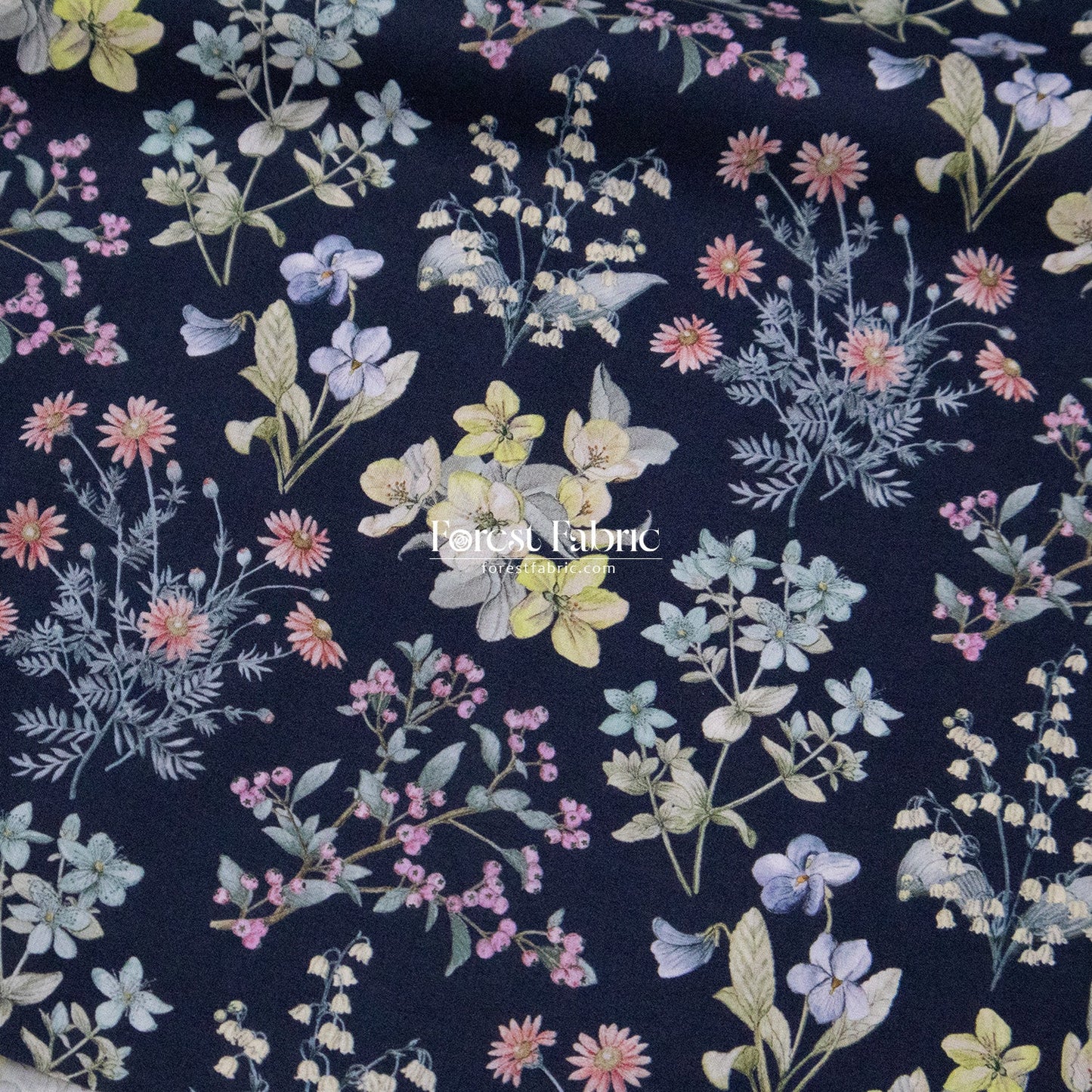 Liberty of London (Cotton Tana Lawn Fabric) - Floral Remedy - FO:REST Fabric 布恩堂Liberty fabrictana lawnjapanese fabricykk zipper