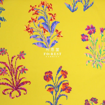 Liberty of London (Cotton Tana Lawn Fabric) - Floral Tapestry Yellow - FO:REST Fabric 布恩堂Liberty fabrictana lawnjapanese fabricykk zipper