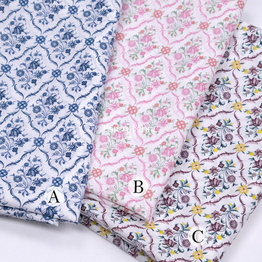 Liberty of London (Cotton Tana Lawn Fabric) - Floral Verse - FO:REST Fabric 布恩堂Liberty fabrictana lawnjapanese fabricykk zipper