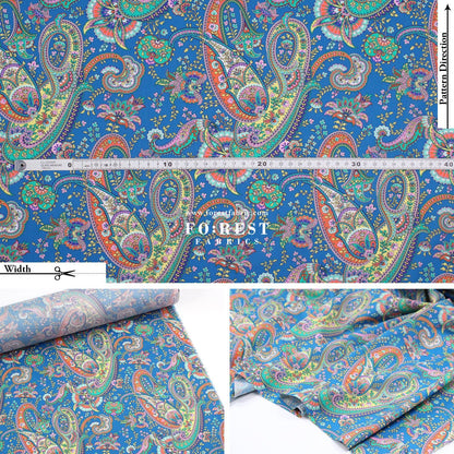 Liberty of London (Cotton Tana Lawn Fabric) - Florence Melody - FO:REST Fabric 布恩堂Liberty fabrictana lawnjapanese fabricykk zipper