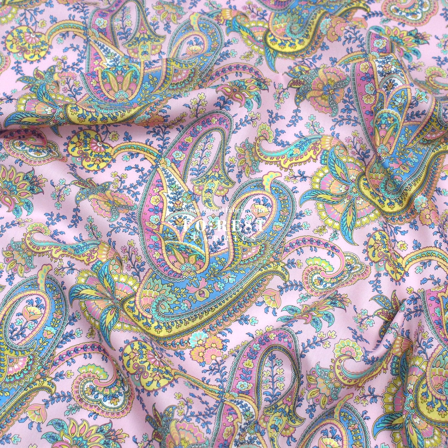 Liberty of London (Cotton Tana Lawn Fabric) - Florence Melody - FO:REST Fabric 布恩堂Liberty fabrictana lawnjapanese fabricykk zipper