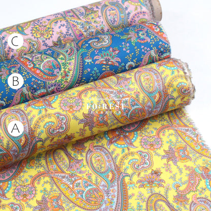 Liberty of London (Cotton Tana Lawn Fabric) - Florence Melody - FO:REST Fabric 布恩堂Liberty fabrictana lawnjapanese fabricykk zipper