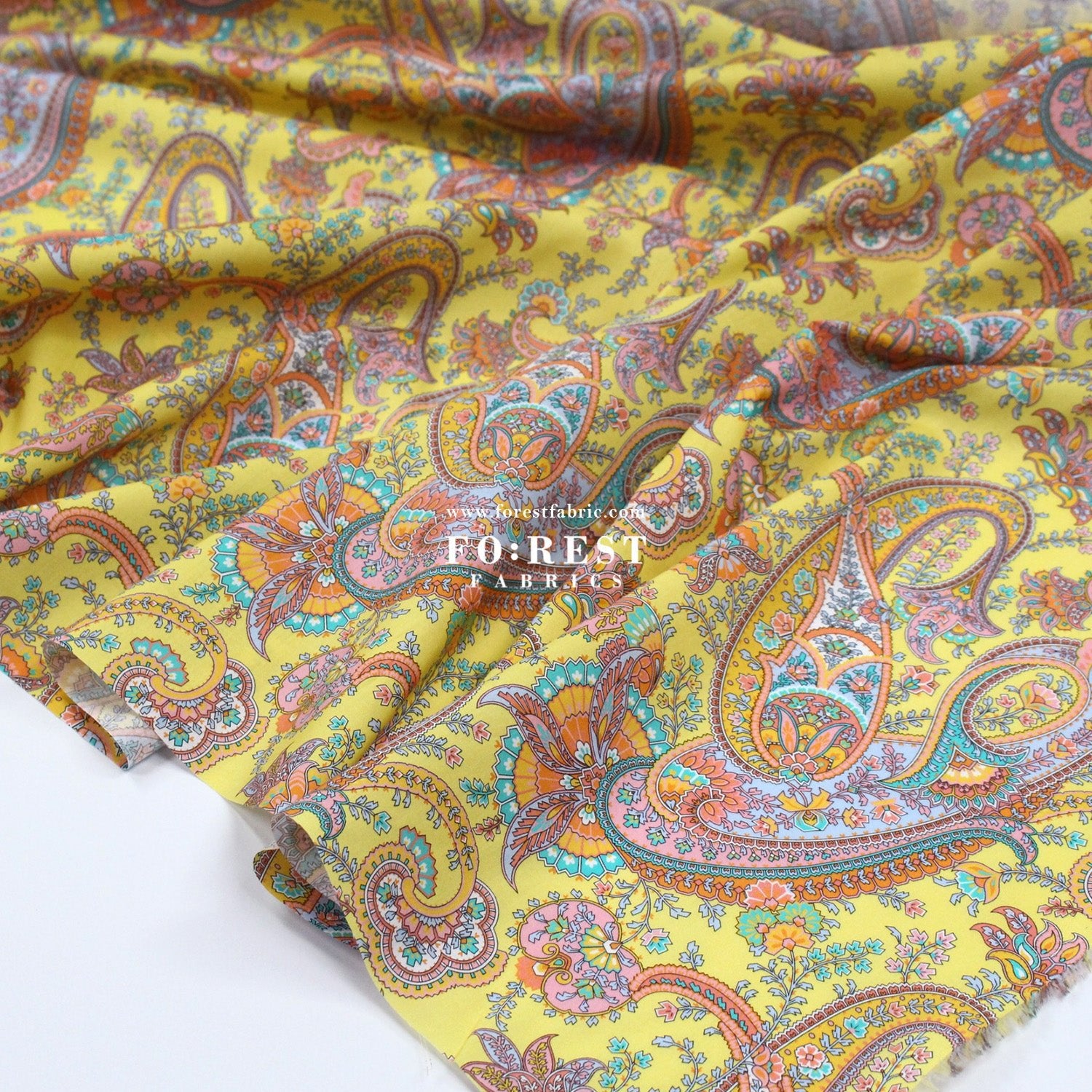 Liberty of London (Cotton Tana Lawn Fabric) - Florence Melody - FO:REST Fabric 布恩堂Liberty fabrictana lawnjapanese fabricykk zipper