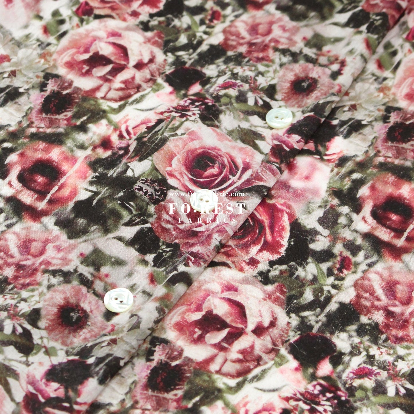 Liberty of London (Cotton Tana Lawn Fabric) - Florists Lens A - FO:REST Fabric 布恩堂Liberty fabrictana lawnjapanese fabricykk zipper