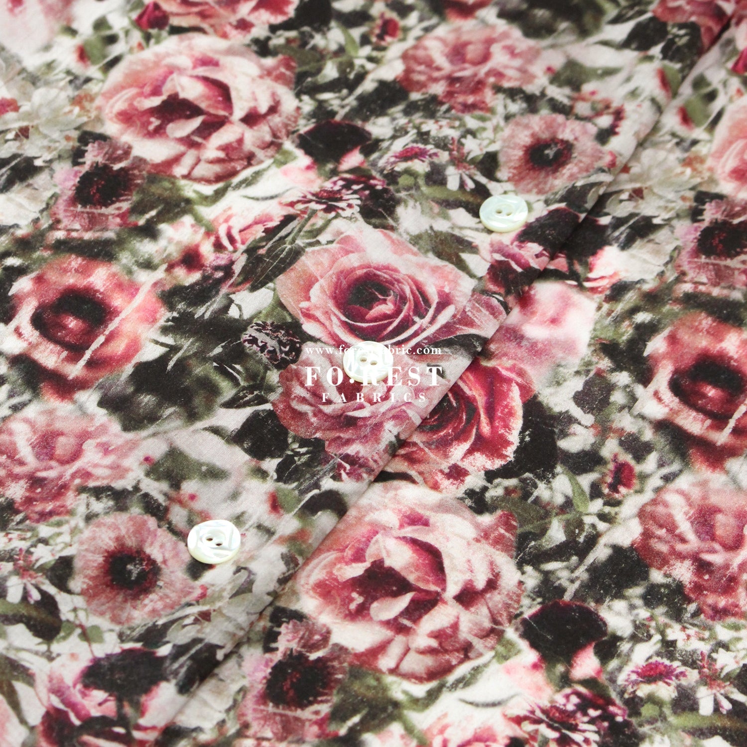 Liberty of London (Cotton Tana Lawn Fabric) - Florists Lens A - FO:REST Fabric 布恩堂Liberty fabrictana lawnjapanese fabricykk zipper