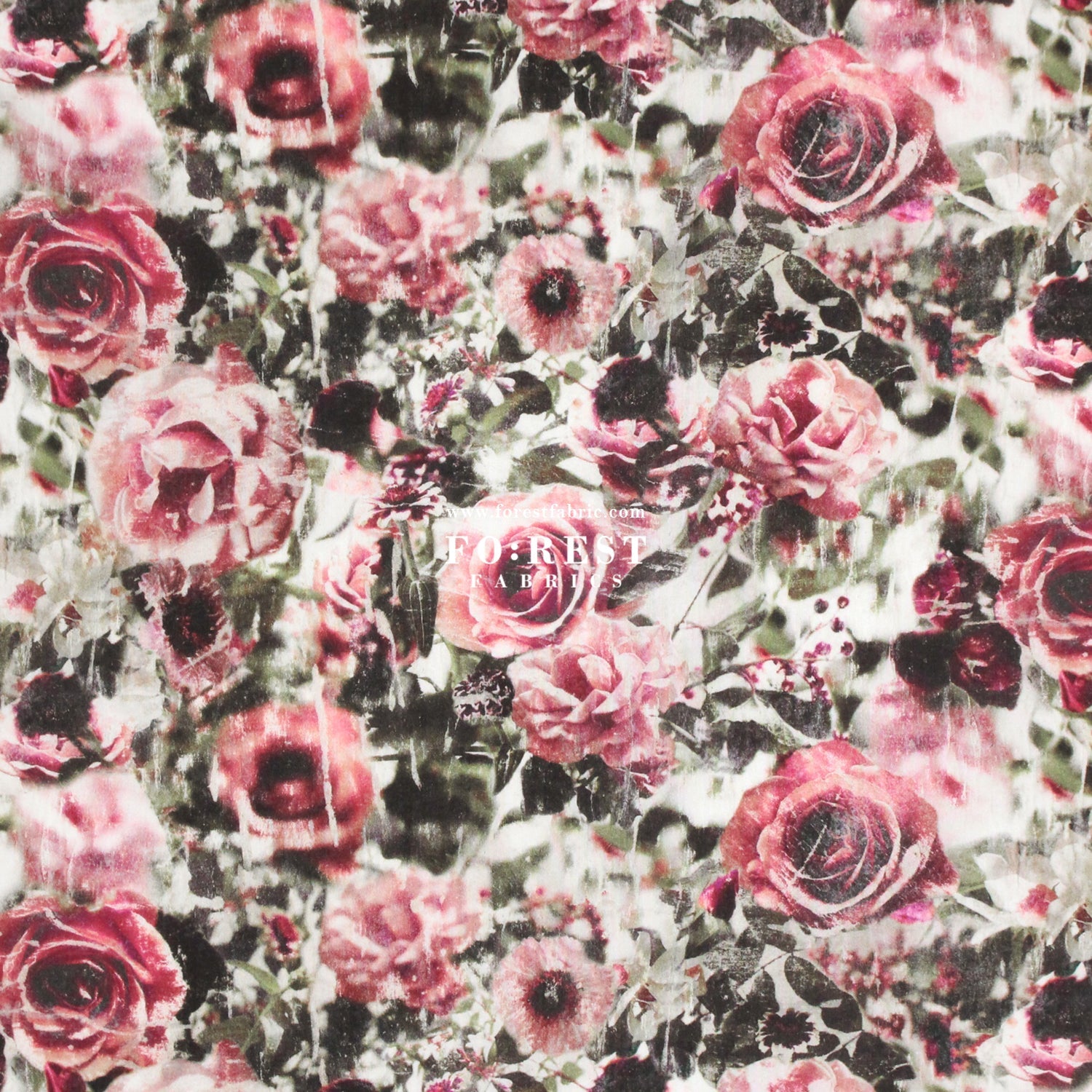 Liberty of London (Cotton Tana Lawn Fabric) - Florists Lens A - FO:REST Fabric 布恩堂Liberty fabrictana lawnjapanese fabricykk zipper