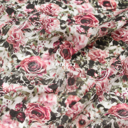 Liberty of London (Cotton Tana Lawn Fabric) - Florists Lens A - FO:REST Fabric 布恩堂Liberty fabrictana lawnjapanese fabricykk zipper