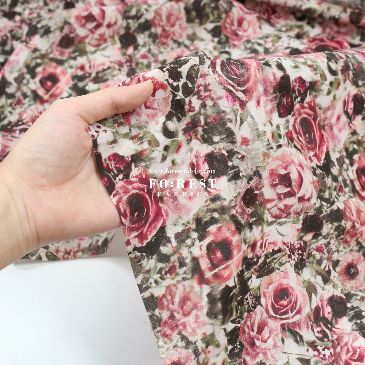 Liberty of London (Cotton Tana Lawn Fabric) - Florists Lens A - FO:REST Fabric 布恩堂Liberty fabrictana lawnjapanese fabricykk zipper