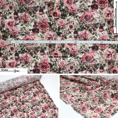Liberty of London (Cotton Tana Lawn Fabric) - Florists Lens A - FO:REST Fabric 布恩堂Liberty fabrictana lawnjapanese fabricykk zipper