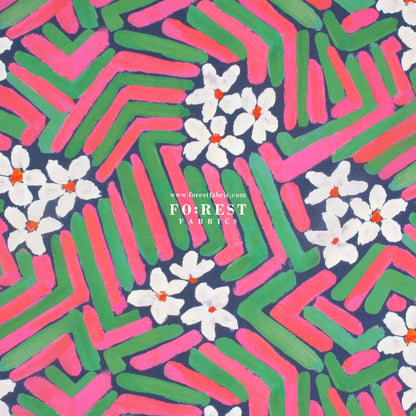 Liberty of London (Cotton Tana Lawn Fabric) - Flower Portrait A - FO:REST Fabric 布恩堂Liberty fabrictana lawnjapanese fabricykk zipper