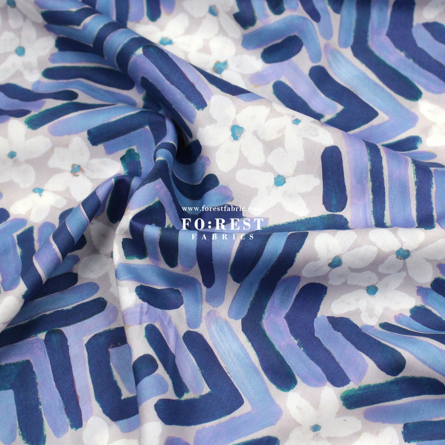 Liberty of London (Cotton Tana Lawn Fabric) - Flower Portrait B - FO:REST Fabric 布恩堂Liberty fabrictana lawnjapanese fabricykk zipper