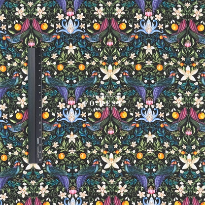 Liberty of London (Cotton Tana Lawn Fabric) - Forbidden - FO:REST Fabric 布恩堂Liberty fabrictana lawnjapanese fabricykk zipper