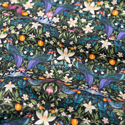 Liberty of London (Cotton Tana Lawn Fabric) - Forbidden - FO:REST Fabric 布恩堂Liberty fabrictana lawnjapanese fabricykk zipper