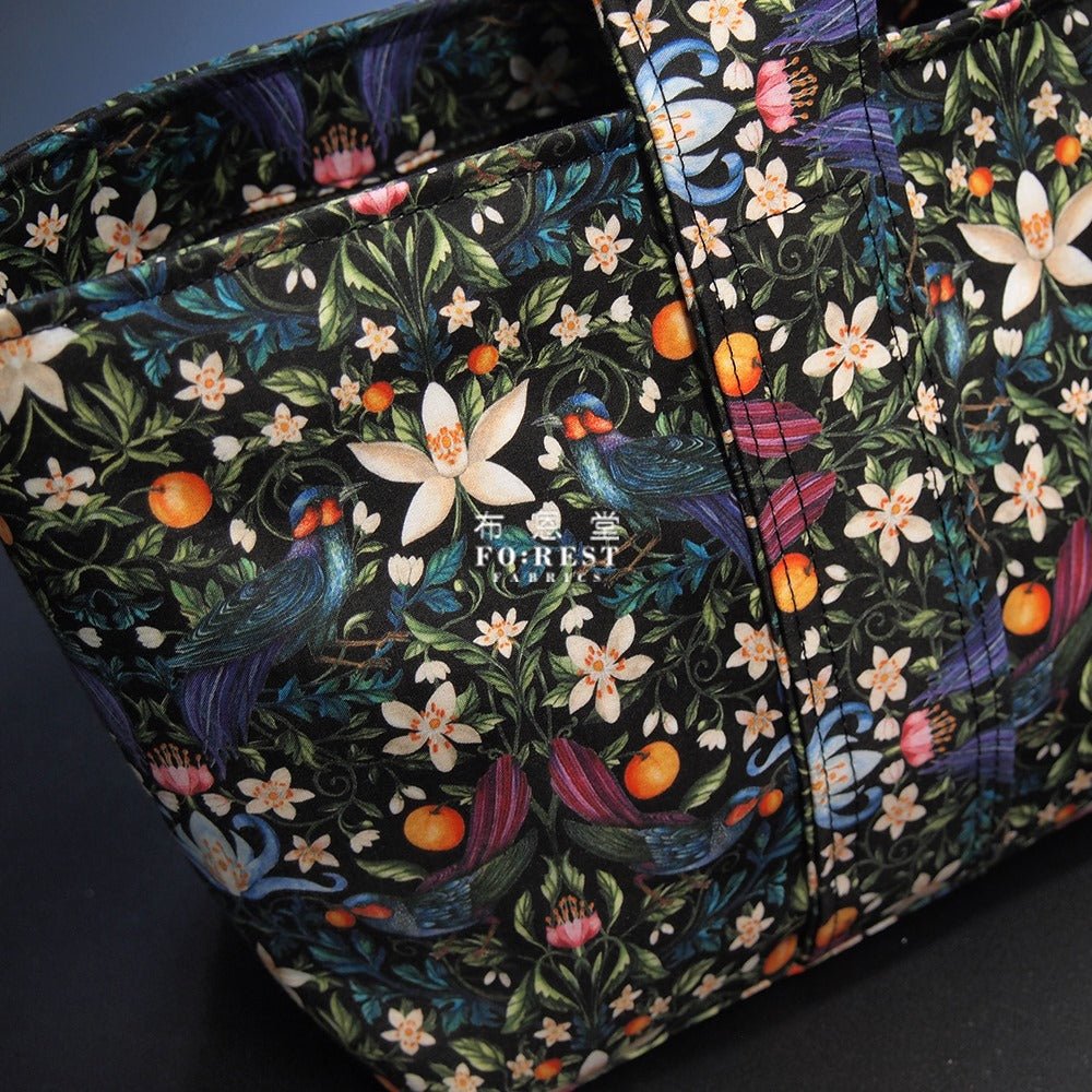 Liberty of London (Cotton Tana Lawn Fabric) - Forbidden - FO:REST Fabric 布恩堂Liberty fabrictana lawnjapanese fabricykk zipper