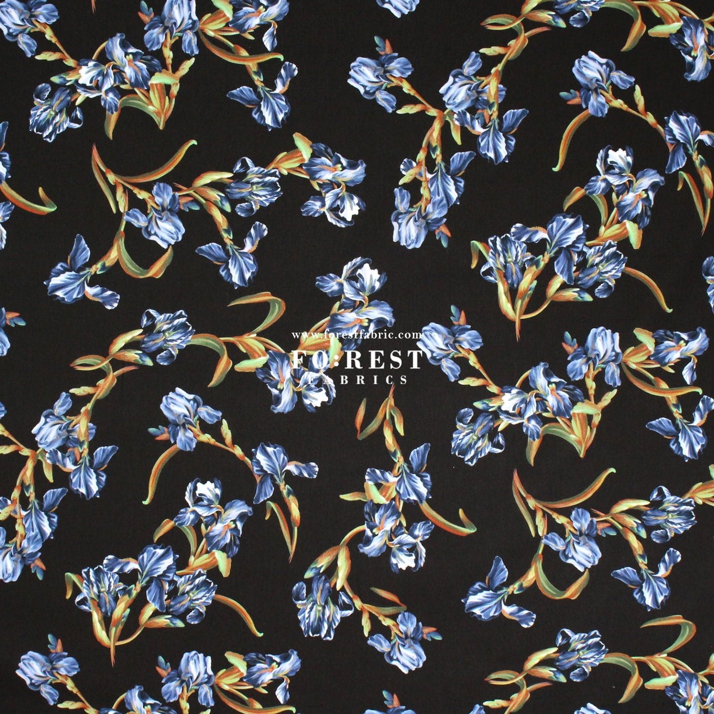 Liberty of London (Cotton Tana Lawn Fabric) - French iris B - FO:REST Fabric 布恩堂Liberty fabrictana lawnjapanese fabricykk zipper