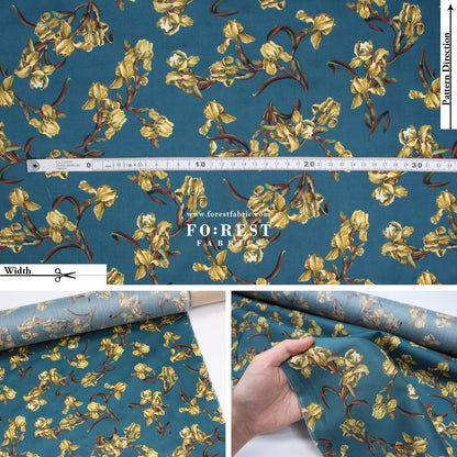 Liberty of London (Cotton Tana Lawn Fabric) - French iris - FO:REST Fabric 布恩堂Liberty fabrictana lawnjapanese fabricykk zipper