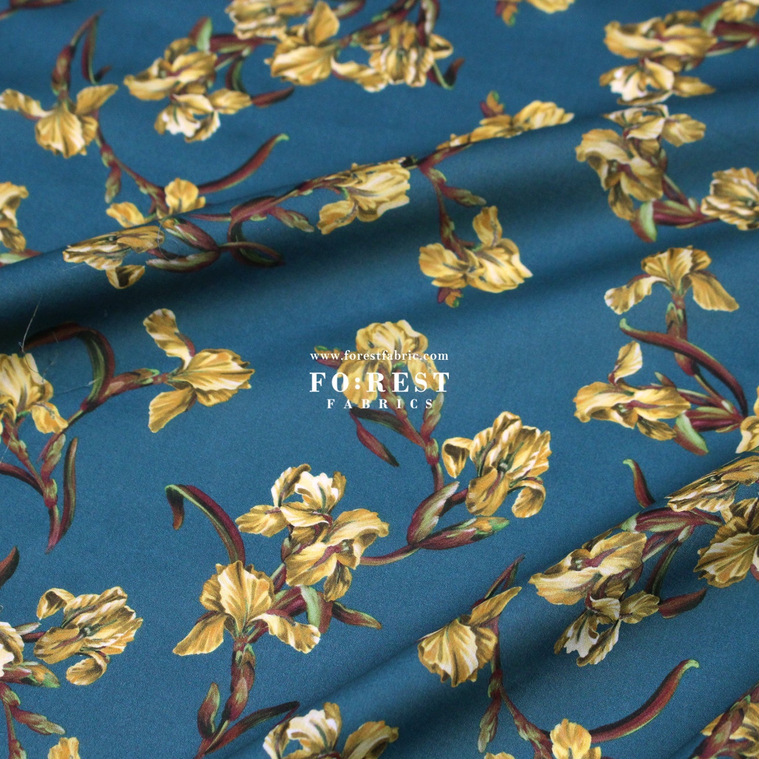 Liberty of London (Cotton Tana Lawn Fabric) - French iris - FO:REST Fabric 布恩堂Liberty fabrictana lawnjapanese fabricykk zipper