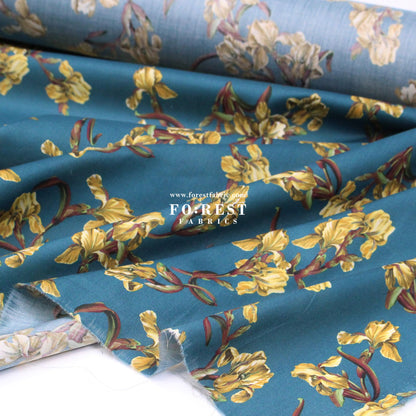 Liberty of London (Cotton Tana Lawn Fabric) - French iris - FO:REST Fabric 布恩堂Liberty fabrictana lawnjapanese fabricykk zipper