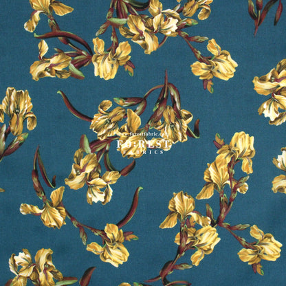 Liberty of London (Cotton Tana Lawn Fabric) - French iris - FO:REST Fabric 布恩堂Liberty fabrictana lawnjapanese fabricykk zipper