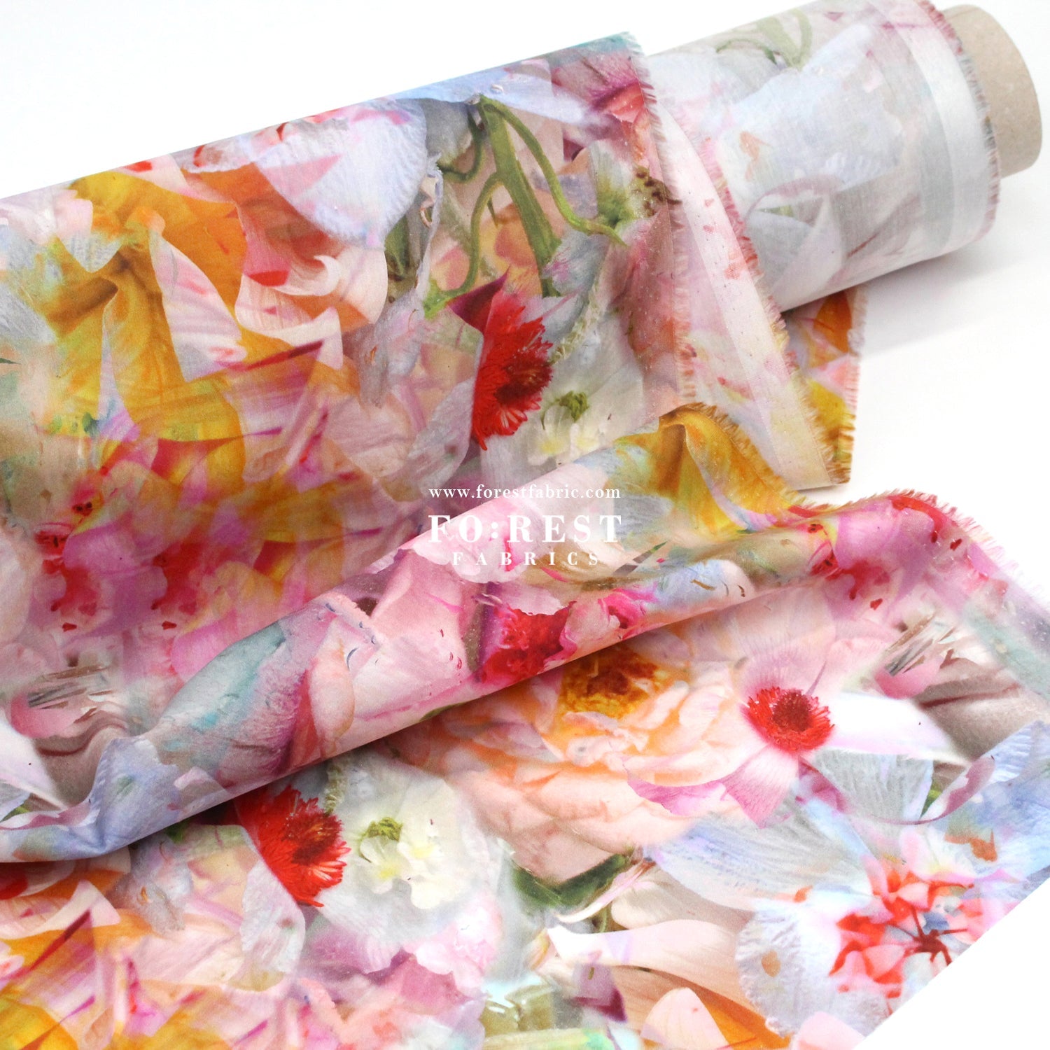 Liberty of London (Cotton Tana Lawn Fabric) - Frozen in Time A - FO:REST Fabric 布恩堂Liberty fabrictana lawnjapanese fabricykk zipper