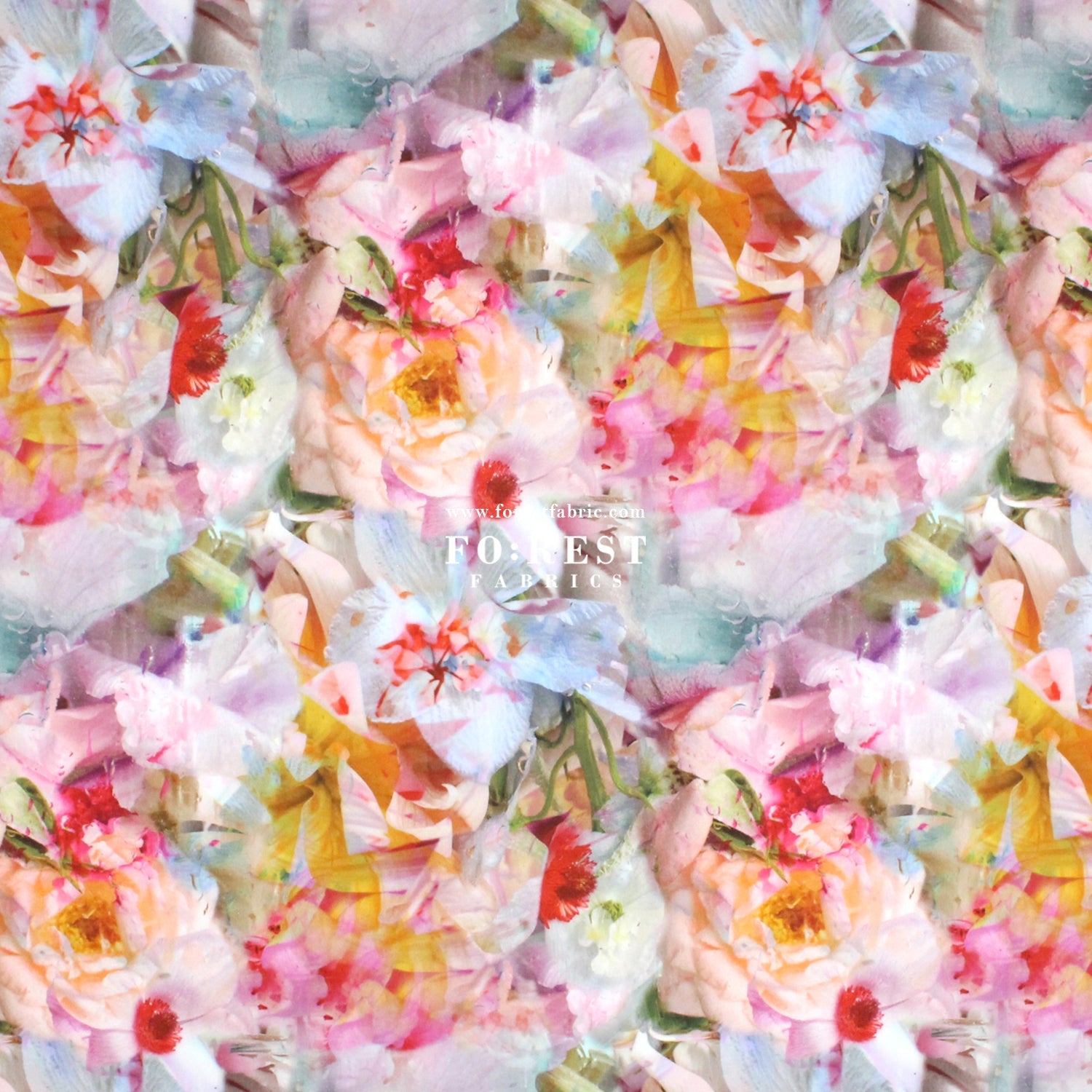 Liberty of London (Cotton Tana Lawn Fabric) - Frozen in Time A - FO:REST Fabric 布恩堂Liberty fabrictana lawnjapanese fabricykk zipper