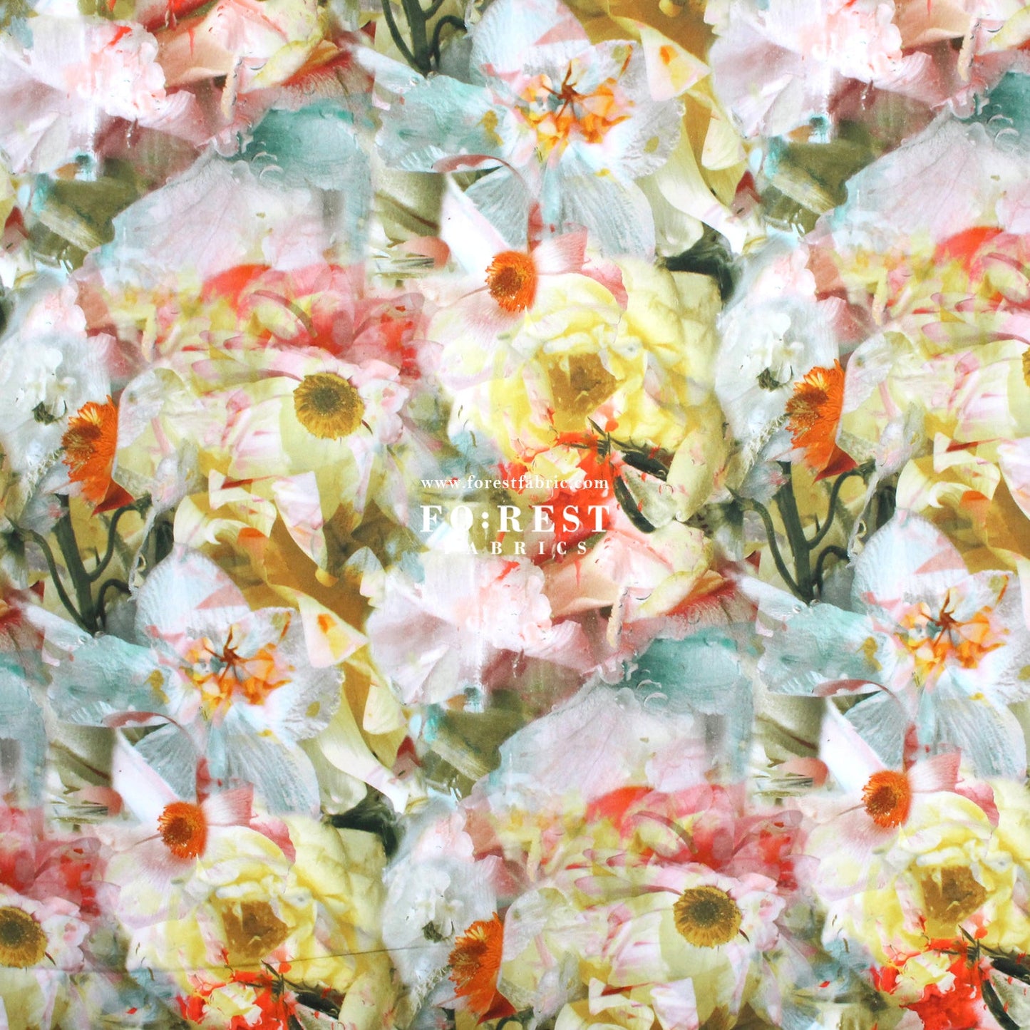 Liberty of London (Cotton Tana Lawn Fabric) - Frozen in Time C - FO:REST Fabric 布恩堂Liberty fabrictana lawnjapanese fabricykk zipper