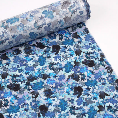 Liberty of London (Cotton Tana Lawn Fabric) - Futuristic Floral - FO:REST Fabric 布恩堂Liberty fabrictana lawnjapanese fabricykk zipper