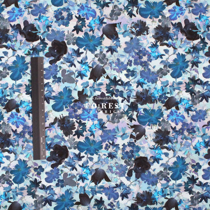 Liberty of London (Cotton Tana Lawn Fabric) - Futuristic Floral - FO:REST Fabric 布恩堂Liberty fabrictana lawnjapanese fabricykk zipper